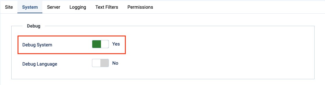 JoomReem's tweet photo. Is your Joomla site crawling? 🐢 It might be overloaded SQL queries blocking your server!

Don't just guess, turn on Joomla's built-in Debug System to expose the exact database bottlenecks slowing you down. 🕵️‍♂️

Check the screenshots to see how! 👇 
#Joomla #WebPerf #JoomReem https://t.co/1VBMizbiBo
