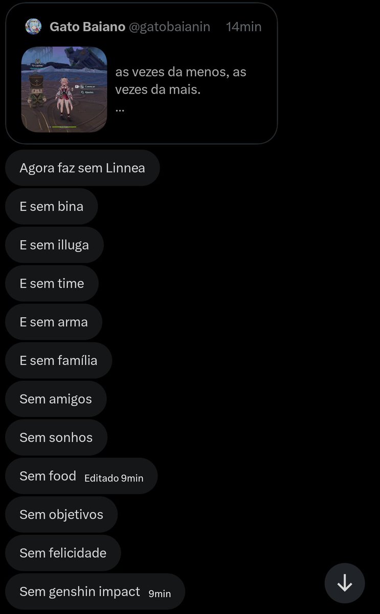 gatobaianin's tweet photo. tão torcendo contra meu progresso https://t.co/ldEAvGwHtC