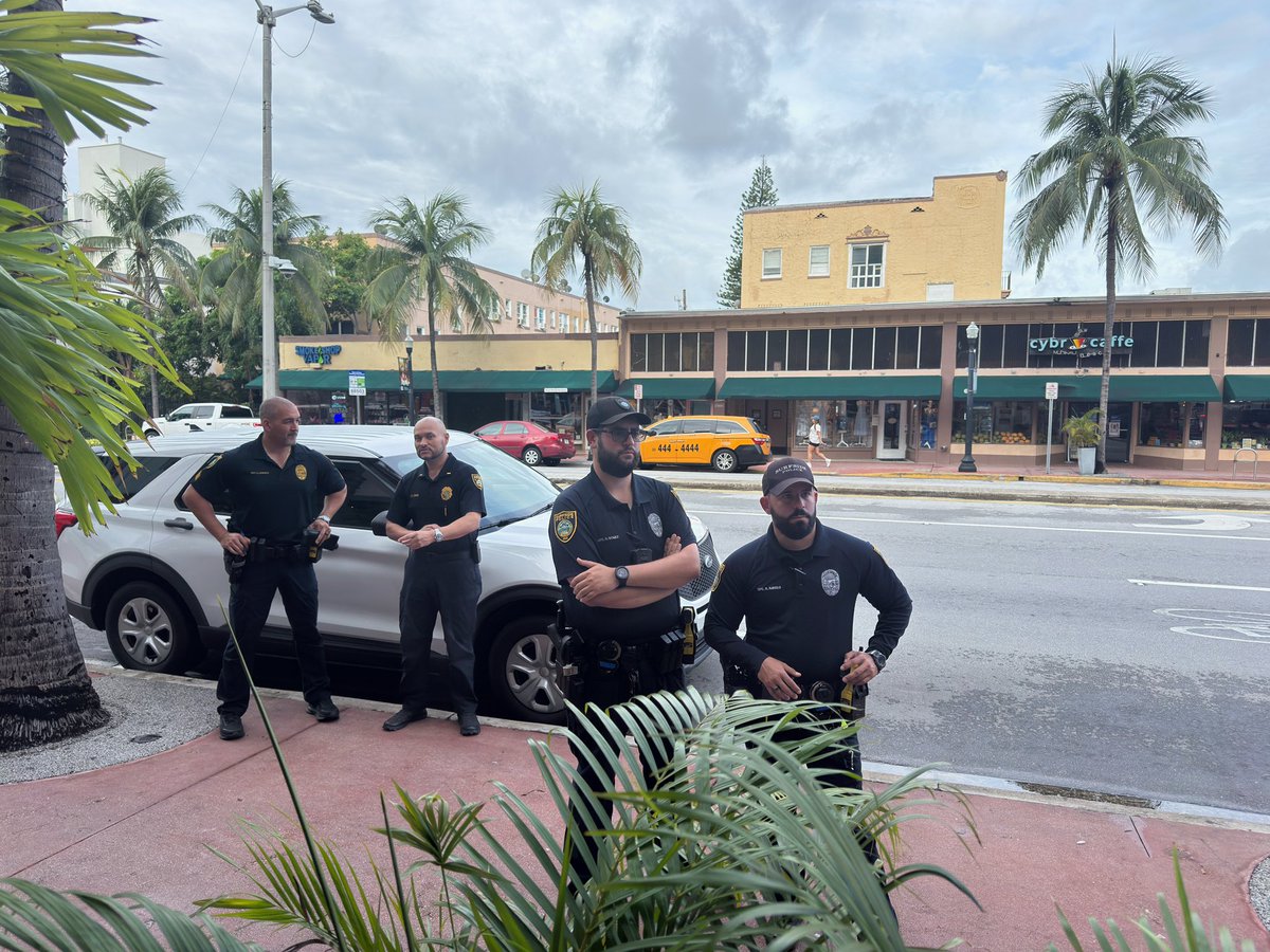 SurfsidePolice's tweet photo. The Surfside Police Department joined the Miami Beach Police Department’s Homeless Outreach Unit during a coordinated outreach operation aimed at locating individuals experiencing homelessness and connecting them with available resources and  shelter options.

#surfsidepd #police https://t.co/i3ReiHnaS5