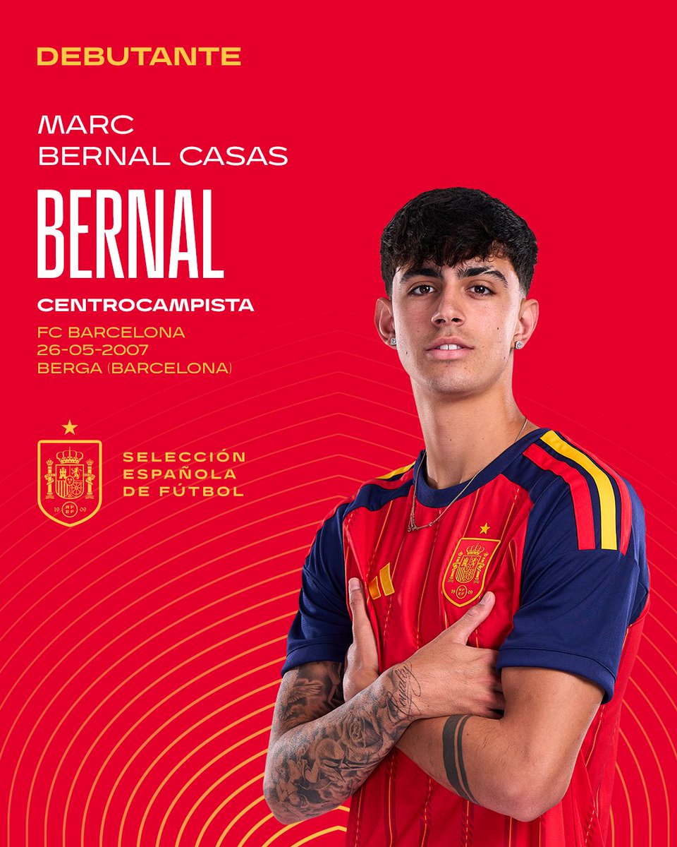 SEFutbol's tweet photo. 👏🏼 ¡¡MOMENTAZO PARA JON Y MARC!!

Primeros minutos con la @SEFutbol para ambos futbolistas. ¡¡Enhorabuena por vuestro debut!!

🇪🇸 🆚 🇮🇶 | 0-0 | 1’

#VamosEspaña | #CopaMundialFIFA https://t.co/420eDfjN9g