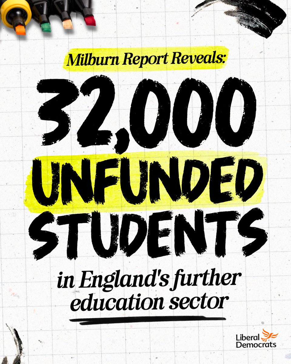 LibDems's tweet photo. The Government must urgently take action to unlock the opportunities young people need for a future they can actually believe in. 

That starts with a proper plan to get our economy growing again, scrapping the unfair jobs hike, throwing hospitality a lifeline and supercharging skills and apprenticeships.