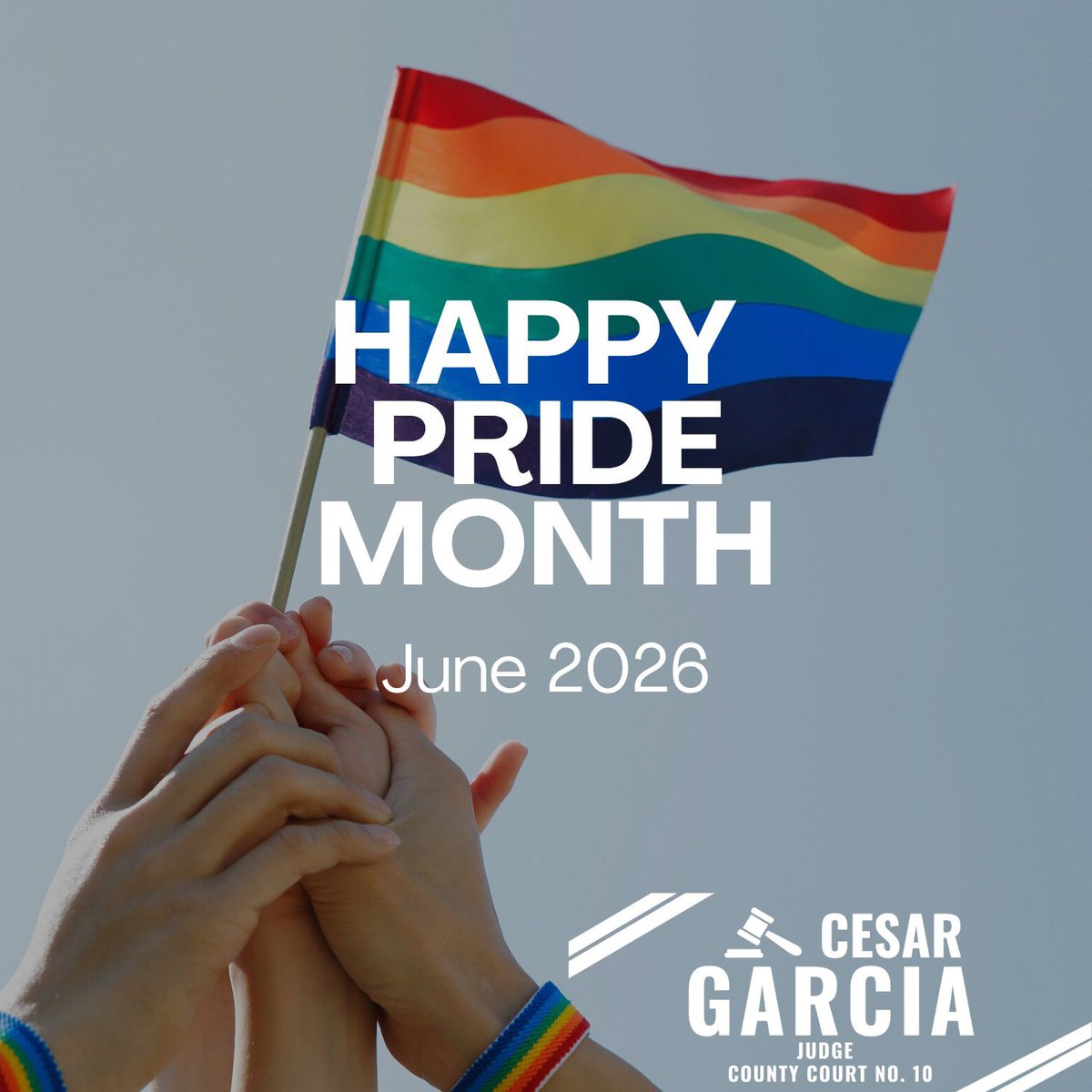 JudgeCesarCC10's tweet photo. Happy Pride Month!
#JudgeCesarGarcia #PrideMonth #Love https://t.co/oeXa7dcdXS