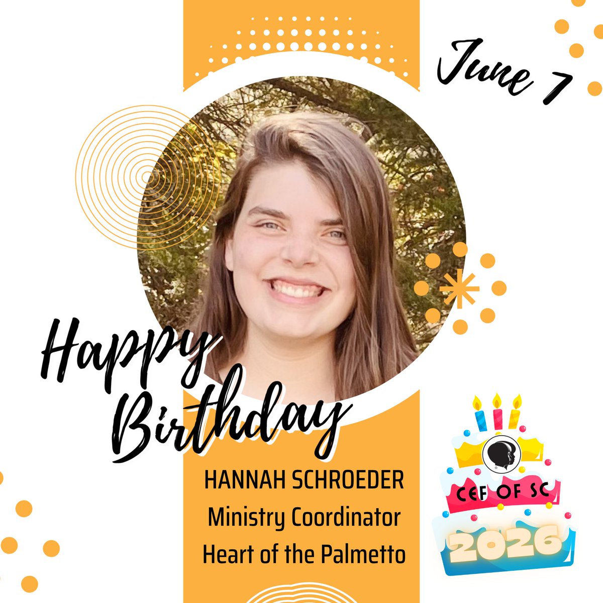 CEFofSC's tweet photo. HAPPY BIRTHDAY, HANNAH! 🍦 https://t.co/dQ5n01mbIa