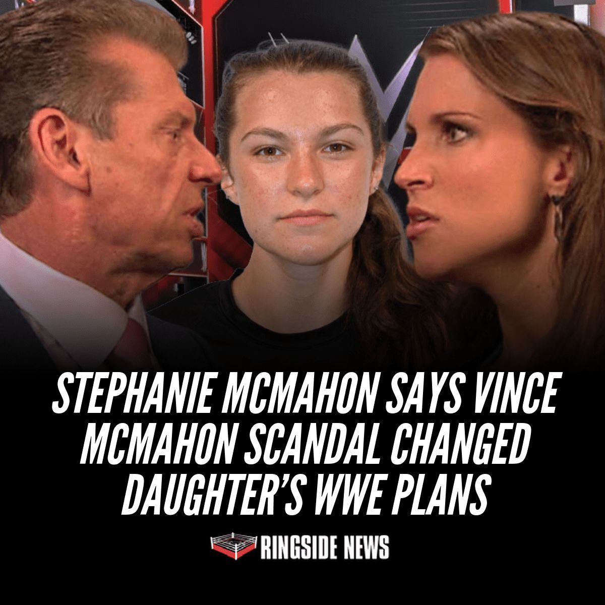ringsidenews_'s tweet photo. Stephanie McMahon Says Vince McMahon Scandal Changed Daughter’s WWE Plans https://t.co/CKK4oIgpeh https://t.co/nQl8kBNeqX