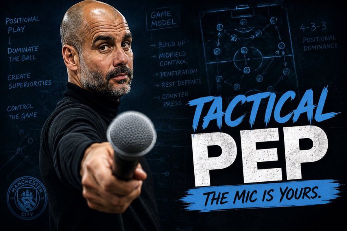 Tactical Pep tweet media