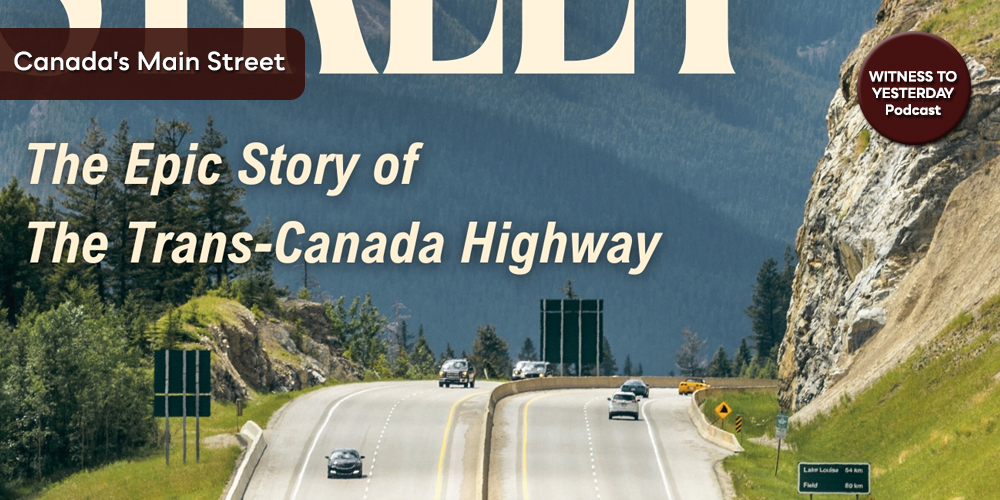 ChamplainSoc's tweet photo. Before the Trans‑Canada Highway, cross-country travel meant rough roads, ferries, and uncertainty. So how did it all change? Listen to Canada’s Main Street on the @ChamplainSoc podcast:  https://t.co/1db4FM7Lvx @sutherlandbooks @craigbaird https://t.co/XyPDmYx8u4