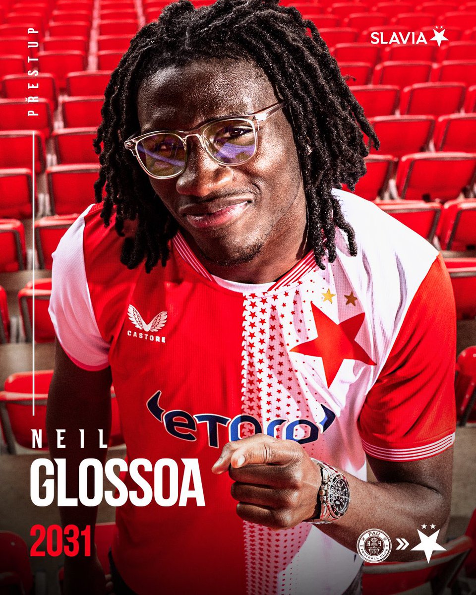 slaviaofficial's tweet photo. 🇫🇷 Do Slavie přestupuje Neil Glossoa

Jednadvacetiletý francouzský obránce Niel Glossoa přichází z Pau FC. V Edenu podepsal smlouvu do roku 2031. Vítej a ať se daří!  #Glossoa2031 ➟ https://t.co/owG8CtKGqw https://t.co/ZTbUvX02RA