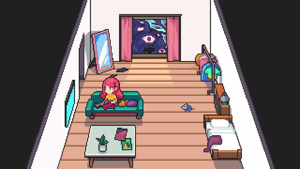 Gamezilla_it's tweet photo. Mousebusters arriva su Steam l’11 giugno con la sua avventura horror in pixel art https://t.co/9I4zslRE3W @OdencatGames https://t.co/jUlVVcR1SK
