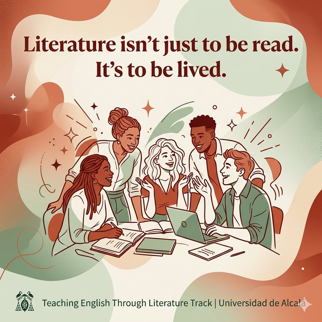 Raquelffdez's tweet photo. Turn your passion for books into an active teaching tool. Inspire change, foster communication, and transform the world through literature. 📚🌍
🏫 TEFL Master | @UAHes
✨ Hybrid, flexible, and international.
👇 Join us: https://t.co/h9PSeUgXbc
Last spots!
#MasterUAH #TEFL https://t.co/oW57RPTP4A