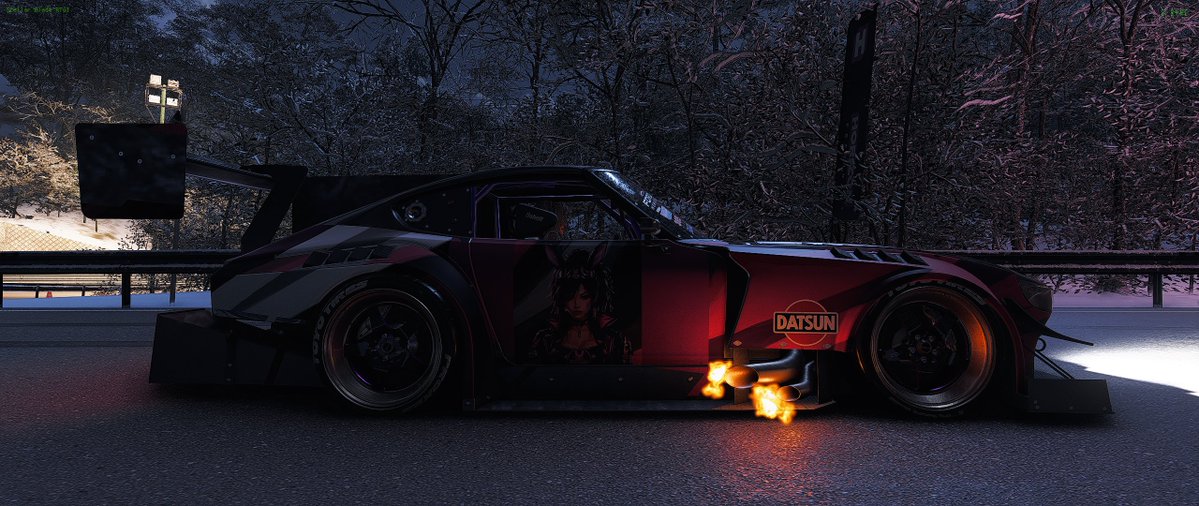 smlmuzik's tweet photo. i made this Datsun Hill Climp racer Art Design enjoy #designed #selfmade #fh6 sharecode in Video https://t.co/hW3TiOZVnl