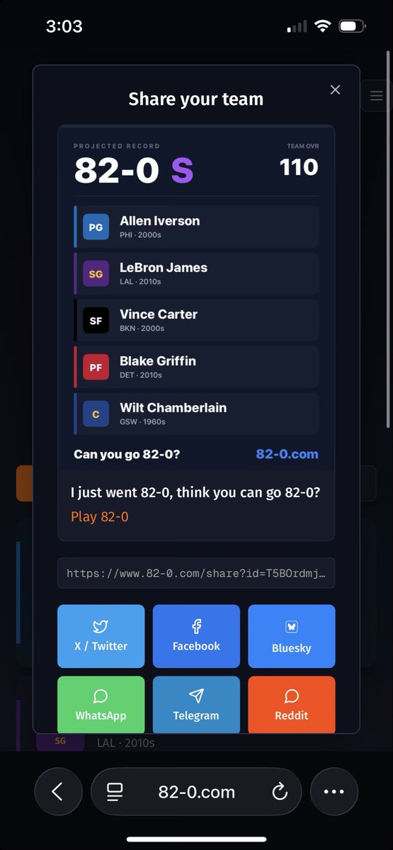 GazeOFMikal's tweet photo. I just went 82-0, think you can go 82-0? https://t.co/by0r9qDGSQ