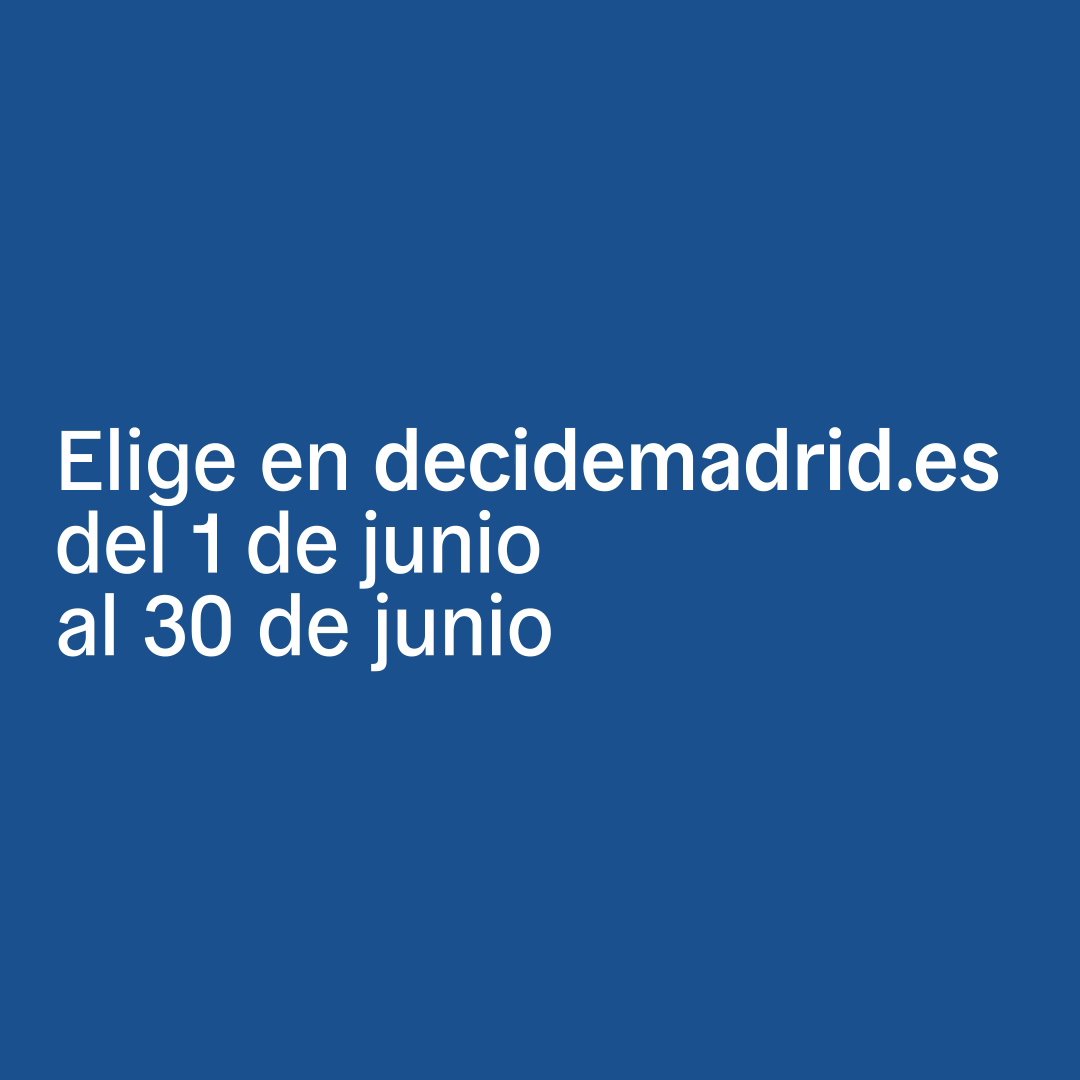DecideMadrid's tweet photo. ❔ ¿Lo mejor de apoyar proyectos de #PresupuestosParticipativos?

¡Que puedes dar tu apoyo a TODOS LOS QUE TE GUSTEN:
☝️ En un distrito que elijas
✌️ Y en toda la ciudad!

🤓 Más fácil no lo puedes tener. 

Entra en https://t.co/Z3zCnNrx4J y apoya las mejores ideas 🙋‍♀️💡🙋

Porque #JuntosMejoramosMadrid