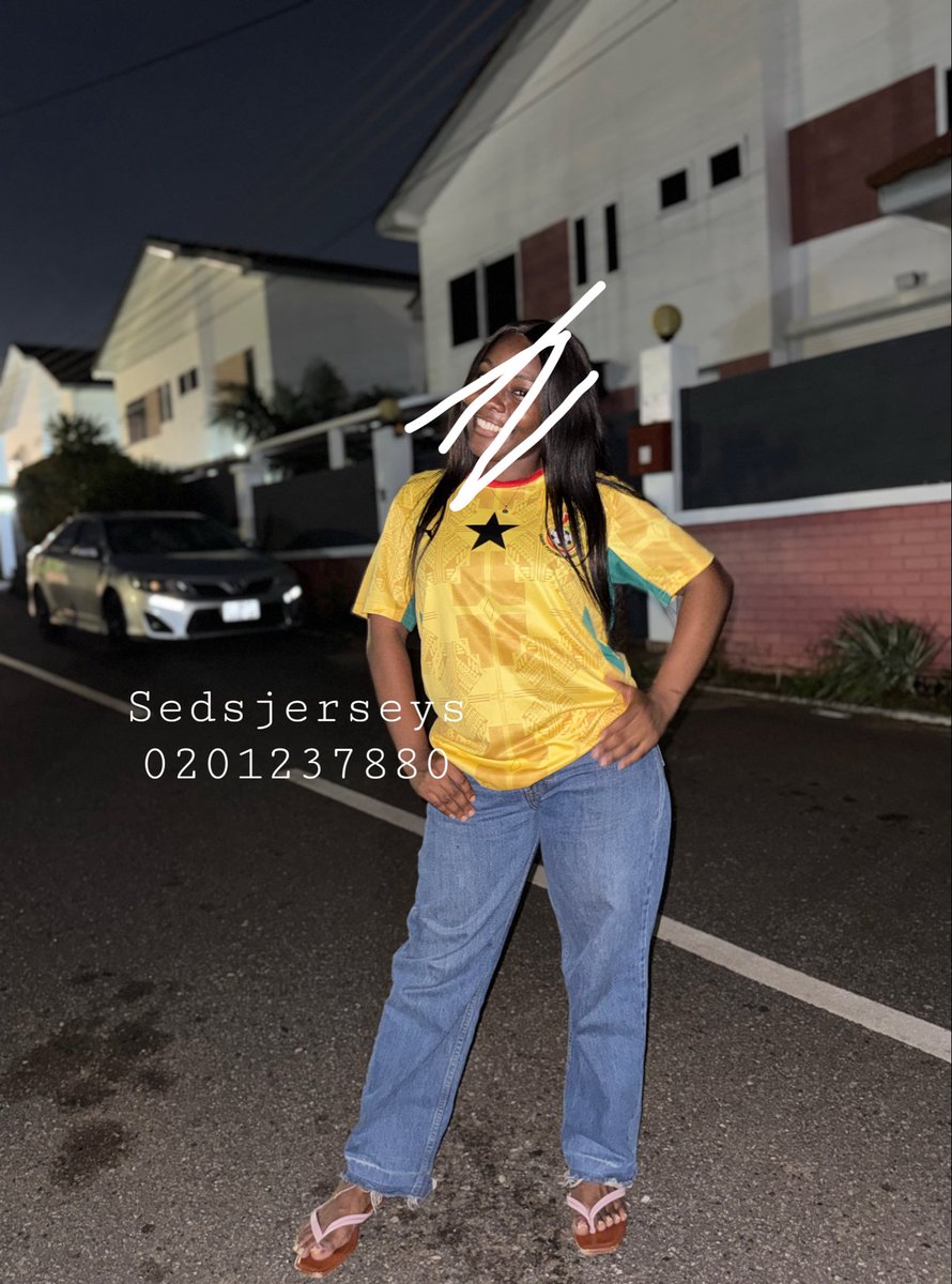 _Sedsjerseys's tweet photo. Ghana 🇬🇭 away kit 
____
Ladies type 
___
 Small-2xl 
____
GH¢ 200

Nationwide delivery 🚚 at a fee 
___
 Call or text 0201237880 to purchase

#sedsjerseys https://t.co/rHKX4TQPoe
