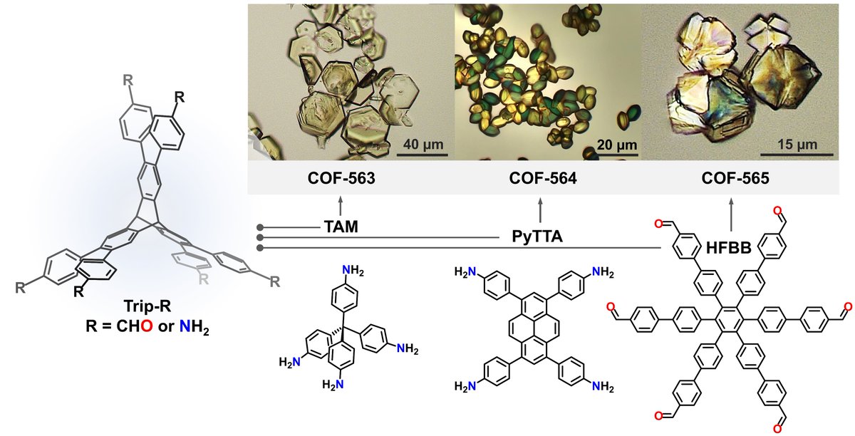 SaberMirzaei's tweet photo. Our latest preprint: Single-Crystalline Triptycene-Based Covalent Organic Frameworks | https://t.co/t8ebGbHP2r https://t.co/YfwlmCh1r6