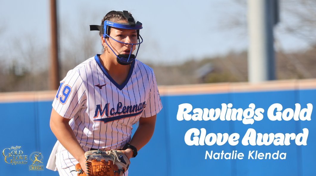 McLennanSports's tweet photo. Congratulations to our 2026 National Junior College Athletic Association Rawlings Gold Glove Award® winner, Natalie Klenda

#GoLanders | #ContinuingTheLegacy https://t.co/zuY8c3UJ4X