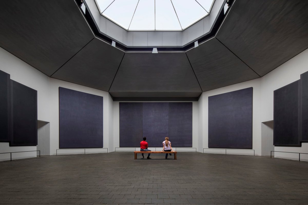 xurbanxcowboyx's tweet photo. Some of y'all need to chill out, wander through the Menil Collection, then walk on down to the Rothko Chapel and sit for a spell. https://t.co/Hdz1YikRT5