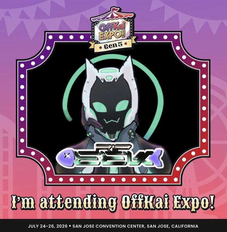 rip_eek's tweet photo. I’ll be at Offkai! I can’t wait to see everyone there! 💚 https://t.co/84Kzod80yt