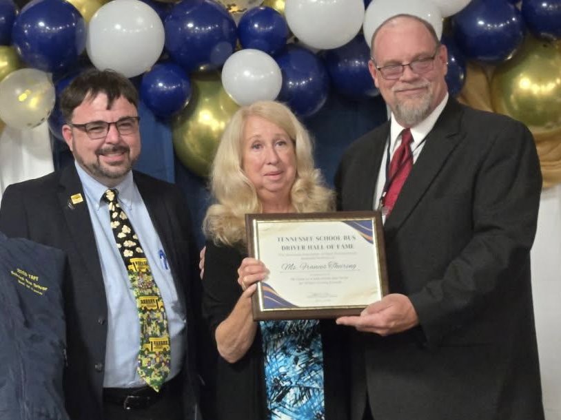 WilsonK12Tn's tweet photo. 🚌 HALL OF FAME CAREER! 🤩

We send our biggest and best congrats to WCS bus driver Mrs. Frances Theiring for being inducted into the Tennessee Association of Pupil Transportation’s (TAPT) Bus Driver Hall of Fame! 

1/.. https://t.co/dJZ9Qya24l