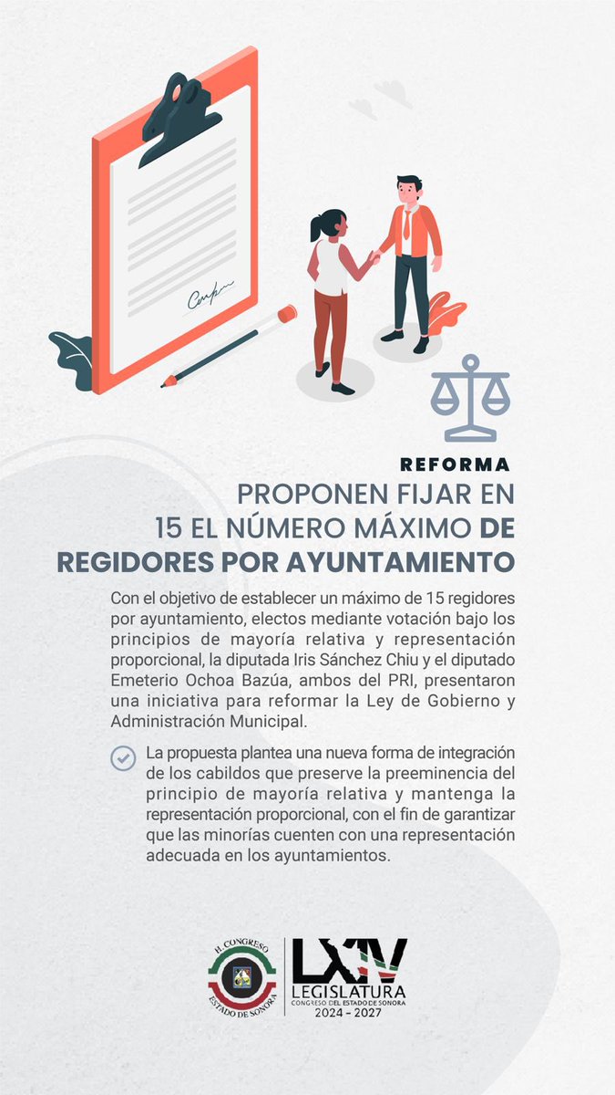 CongresoSon's tweet photo. ℹ️Integrantes de la Comisión de Gobernación y Puntos Constitucionales estudia la propuesta que busca que los ayuntamientos se integren por un máximo de 15 regidores. https://t.co/nSiPtzYgj4