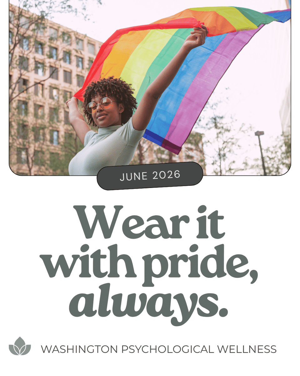 wpw_wellness's tweet photo. 🌈 Happy Pride Month from Washington Psychological Wellness. 💚

Everyone deserves to feel seen, respected, and safe being exactly who they are. This month and every month, we stand with the LGBTQ+ community and celebrate authenticity, resilience, and belonging. 🏳️‍🌈

#PrideMonth https://t.co/KYYmq2GmbT