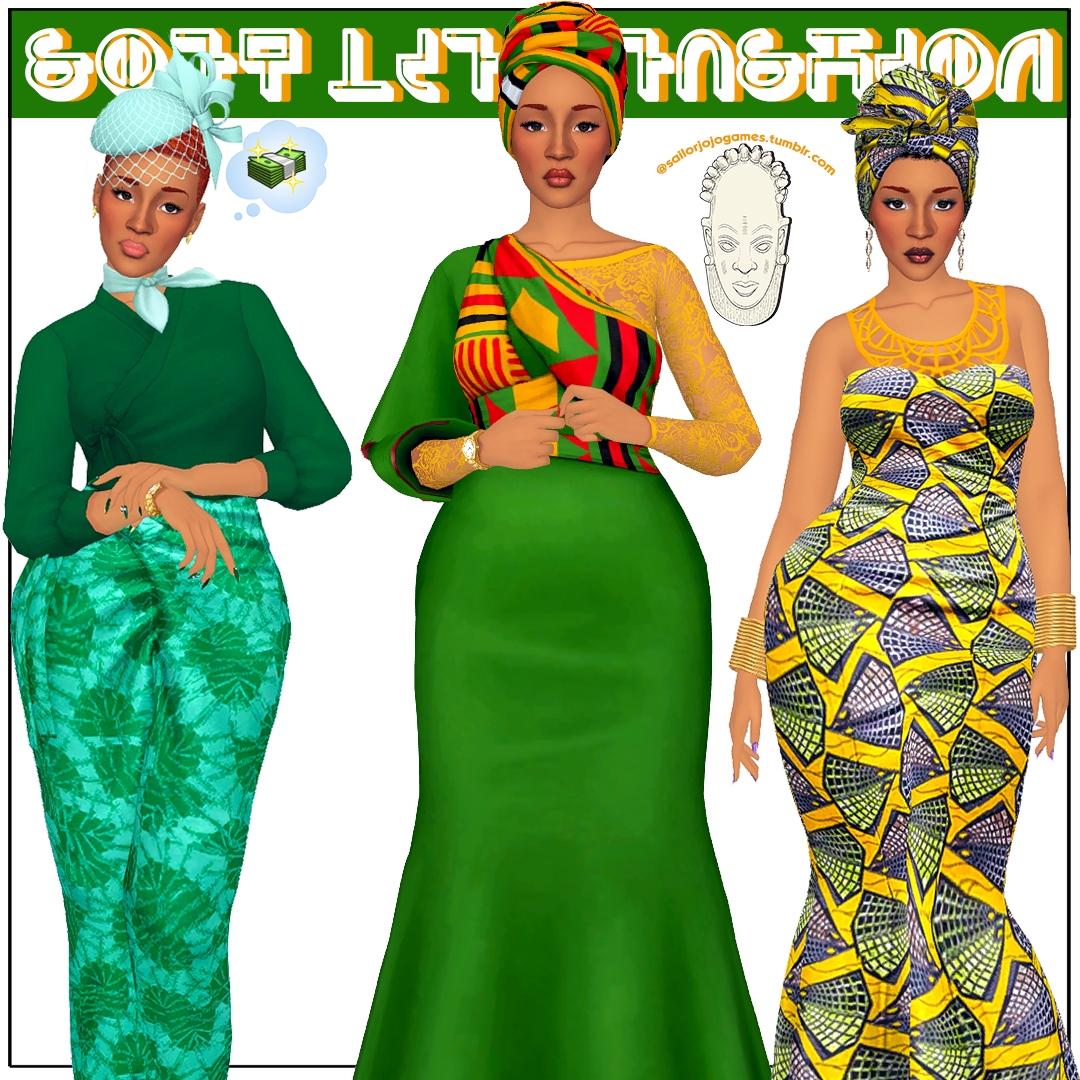 SailorJojoGames's tweet photo. Soft Life Fashion- Africana CC mini LOOKBOOK series
Meet Nqobile , one of Ada’s Royal Councillors.
Many thanks to all the creative and talented cc creators 💕
CC 🔗 in reply 💌 https://t.co/vYkIe27LAG