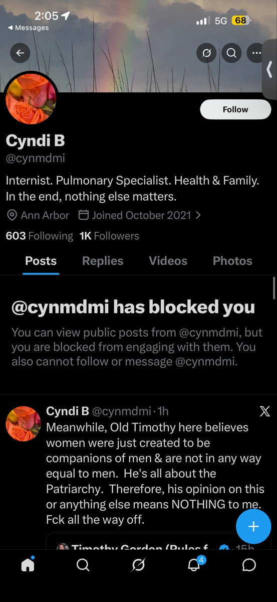 ShellCrackaa's tweet photo. Blocked by baby killer for proving her point wrong big W https://t.co/IXLOlv8ttX