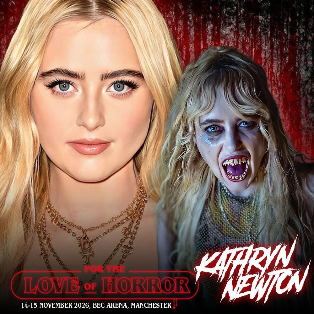Adamcookie24's tweet photo. Uk Friends Kathryn Newton has been announced for the love horror Manchester Uk 14-15 November https://t.co/whTBZ2R43P
