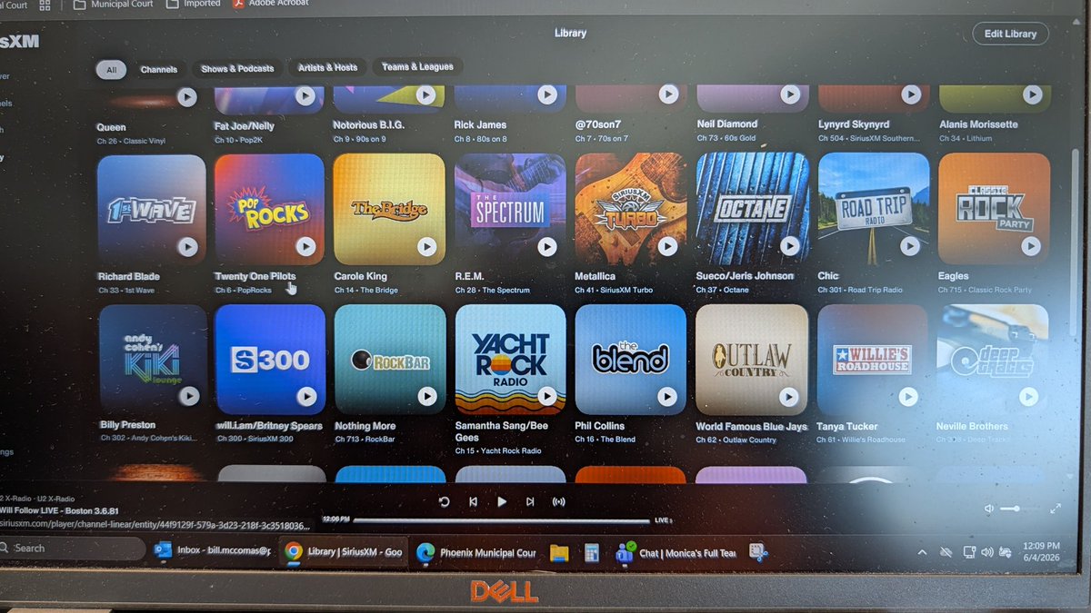 BillMcComas's tweet photo. @SIRIUSXM good afternoon 

The browser based dashboard is not showing title, just artist. Looks okay in the Android app. https://t.co/gVDwv23o4U