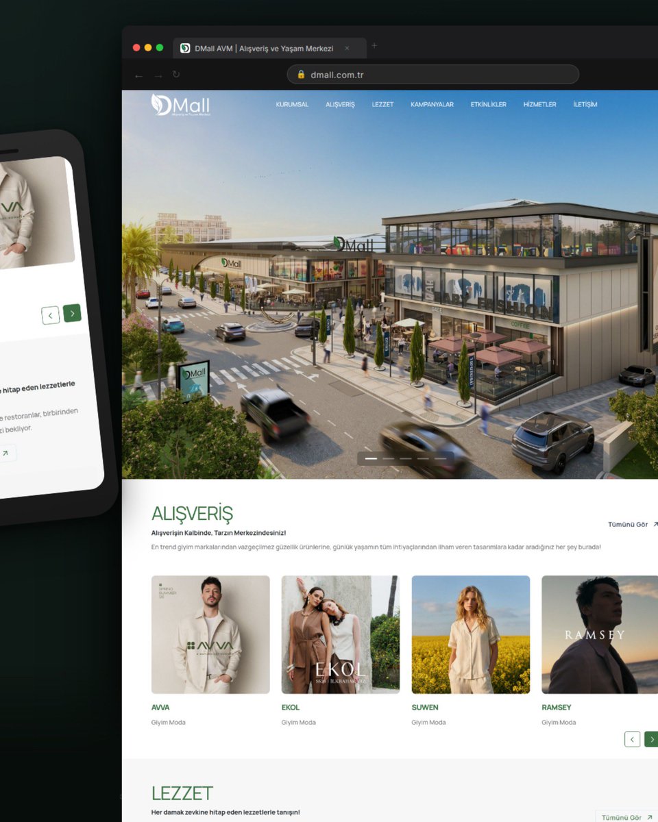 serbaycomtr's tweet photo. Şehrimize yeni bir yaşam alanı kazandıran DMall AVM için, Serbay olarak kurumsal web sitesini kurum kimliğine uygun şekilde baştan sona tasarladık.

📱 https://t.co/8bXWMjmScX yayında. 
@istirak_ 
#dmallavm 
#iştirak #serbay https://t.co/X0v19qYwik