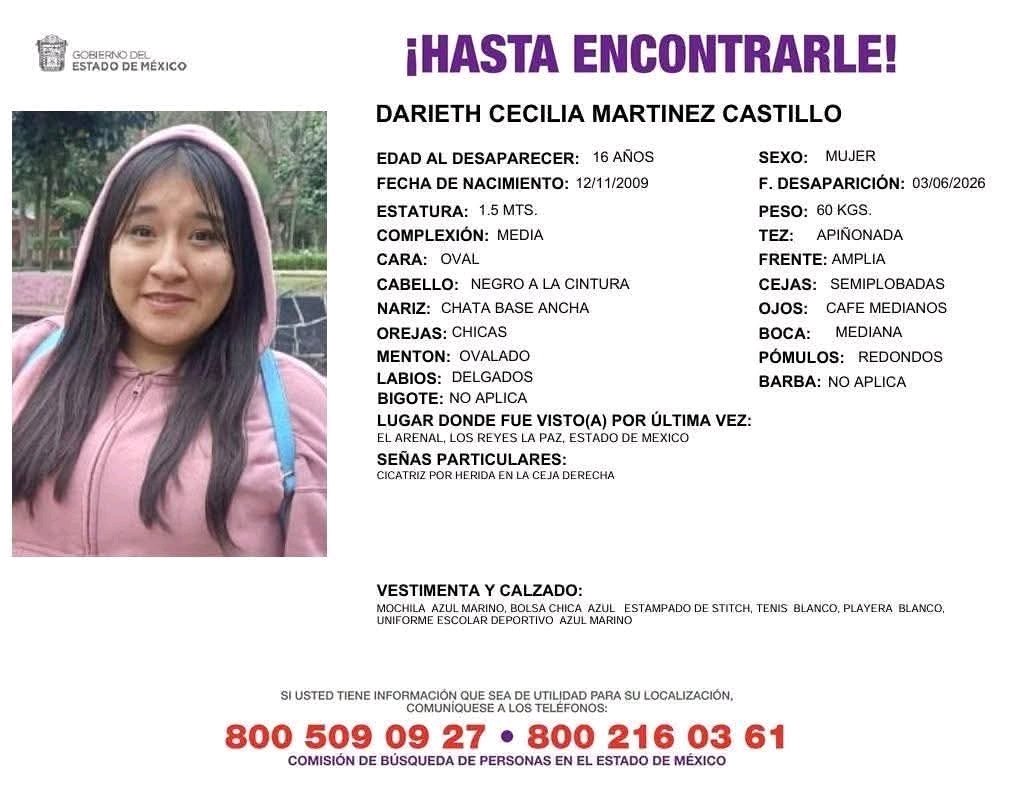 AdriTR10's tweet photo. @El_Universal_Mx 
Hasta encontrarla 🙏🏻 🙏🏻 🙏🏻 https://t.co/skoKpEMWyb