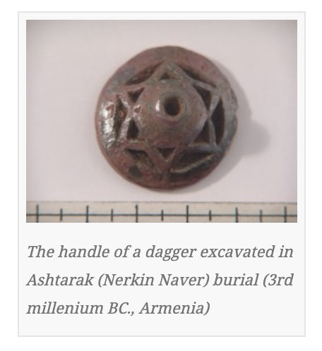 V80935's tweet photo. @Zagor1432481 @GarbageHuman24 The oldest proof of 6 pointed star is Armenian. We have been using it for over 5000 years. It is part of our wheel of eternity. That includes the Swastika. https://t.co/QFGQYUpJBS https://t.co/7oHCuEXSwd