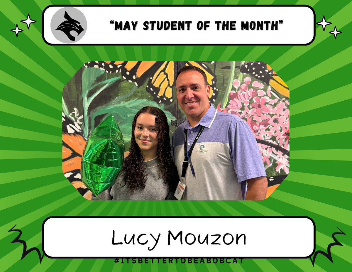 blufftonhs's tweet photo. Announcing our Bobcats of the Month for the character traits of "Responsibility and Cooperation"!
Teacher: Tawny Powers - Physical Education
Staff: Renee Adamowicz - Athletics Department Assistant
Student: Lucy Mouzon
#itsbettertobeabobcat https://t.co/SZcerA6phi