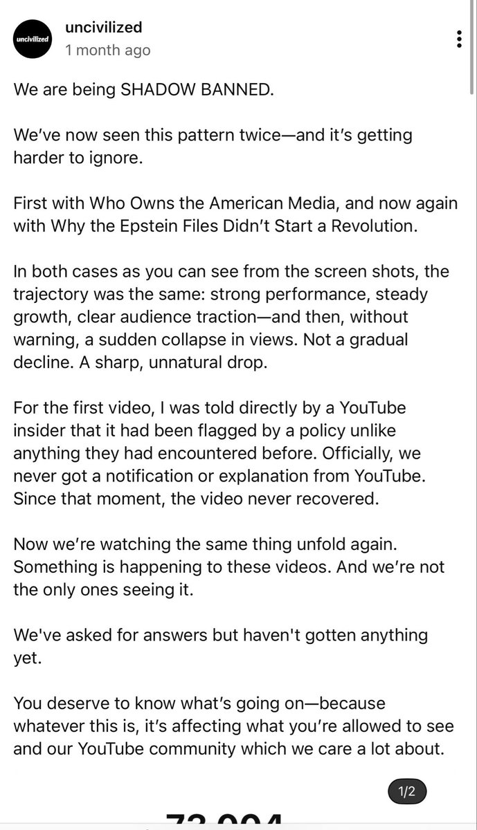 EllaTravelsLove's tweet photo. Remember back in April when I posted about that Qatari-funded account pretending to be American? The one whose entire brand is rage-baiting about how the US is the root of all evil, while low-key blaming Jews for every problem on earth?

Well, now that their views are dropping, they’re literally dog-whistling to blame Jews for that too.

It’s honestly hilarious because Qatar has bought every possible tool to brainwash Western audiences. But you know what they say: tell me what you blame the Jews for, and I'll tell you what you're guilty of.