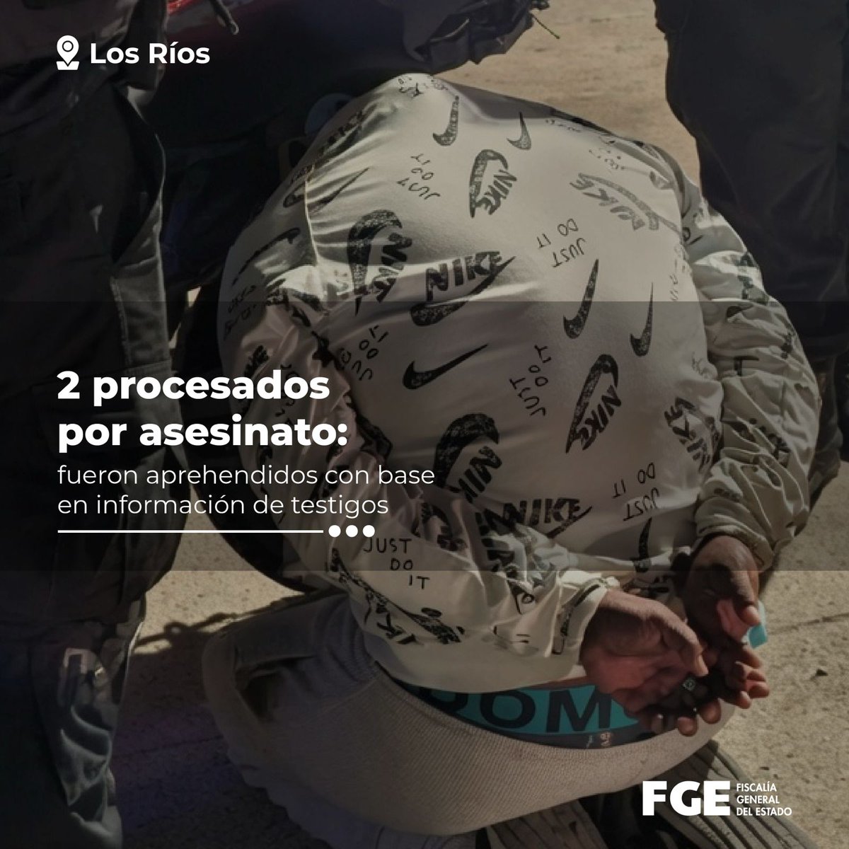 FiscaliaEcuador's tweet photo. #BoletínFGE | #LosRíos: #Fiscalía procesa a 2 personas por #Asesinato. Fueron aprehendidas en circunstancia flagrante, en el cantón #Montalvo.

 Más información ⬇️
https://t.co/cXljarsThX https://t.co/eoTE3nRNI4