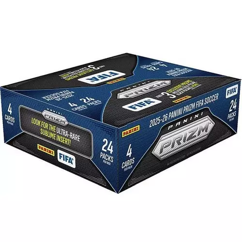 HobbyRecap's tweet photo. 2025-26 Panini Prizm FIFA Soccer Trading Card Retail Box | Scheels #ad 

$109.99

➡️https://t.co/Md7gROSJSm https://t.co/XklAnCDXQ3