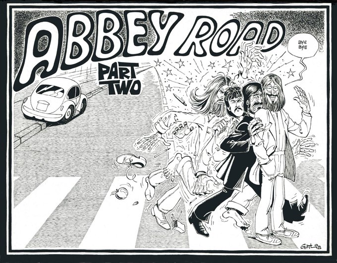 PhilippeServe06's tweet photo. Abbey Road, Part Two - #Gotlib #Beatles https://t.co/VbfEh5fal8