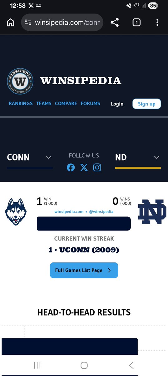 LuigiGun's tweet photo. @UConnSN @UConnFootball @LockedOnUConn Never forget that UConn owns notre dame! https://t.co/Y3IeeHXq3d