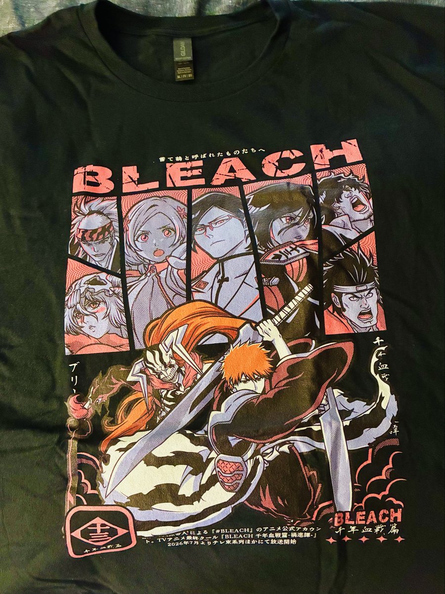 BaraDetectives's tweet photo. Found a new BLEACH shirt and have our tickets for the Cour 4 premiere on June 25th! #BLEACH #BLEACHTYBW https://t.co/eSPnBroXuq