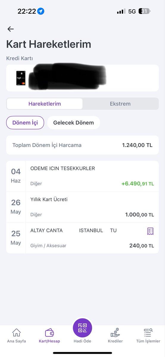 mapsmavi's tweet photo. @tombankhadi @A101iletisim  aidat yok bilmem ne yok diye markette sattığınız 2 aylık kredi kartına 1000 aidat yansıtmışsınız. https://t.co/vor9AIWoPv