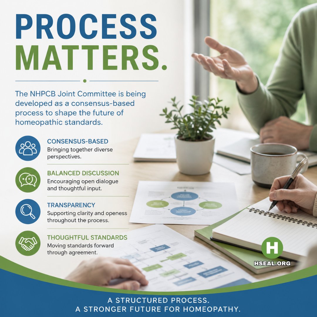 certhomeopathic's tweet photo. In standard-setting, process matters.

The NHPCB Joint Committee is being developed as a consensus-based body to support balanced discussion and transparency as future homeopathic standards continue to be shaped.

https://t.co/djiiKN6Hzh
#NHPCB #homeopathy #professionalstandards https://t.co/pjrg0W80XF