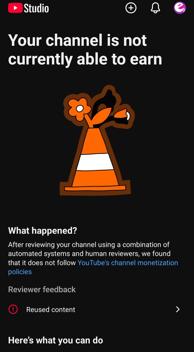 ExardFlashCore's tweet photo. It changed from Red to Orange because
Red = your channel was monetized fine, then suddenly your channel got hit by any reason (inauthentic, related channel, reused, etc)

When you waited 90 days and clicked that 'Reapply' button, if the application was rejected, it display Orange. Check my attachment: two different channels, two different rejection reasons (reused vs related). Both orange