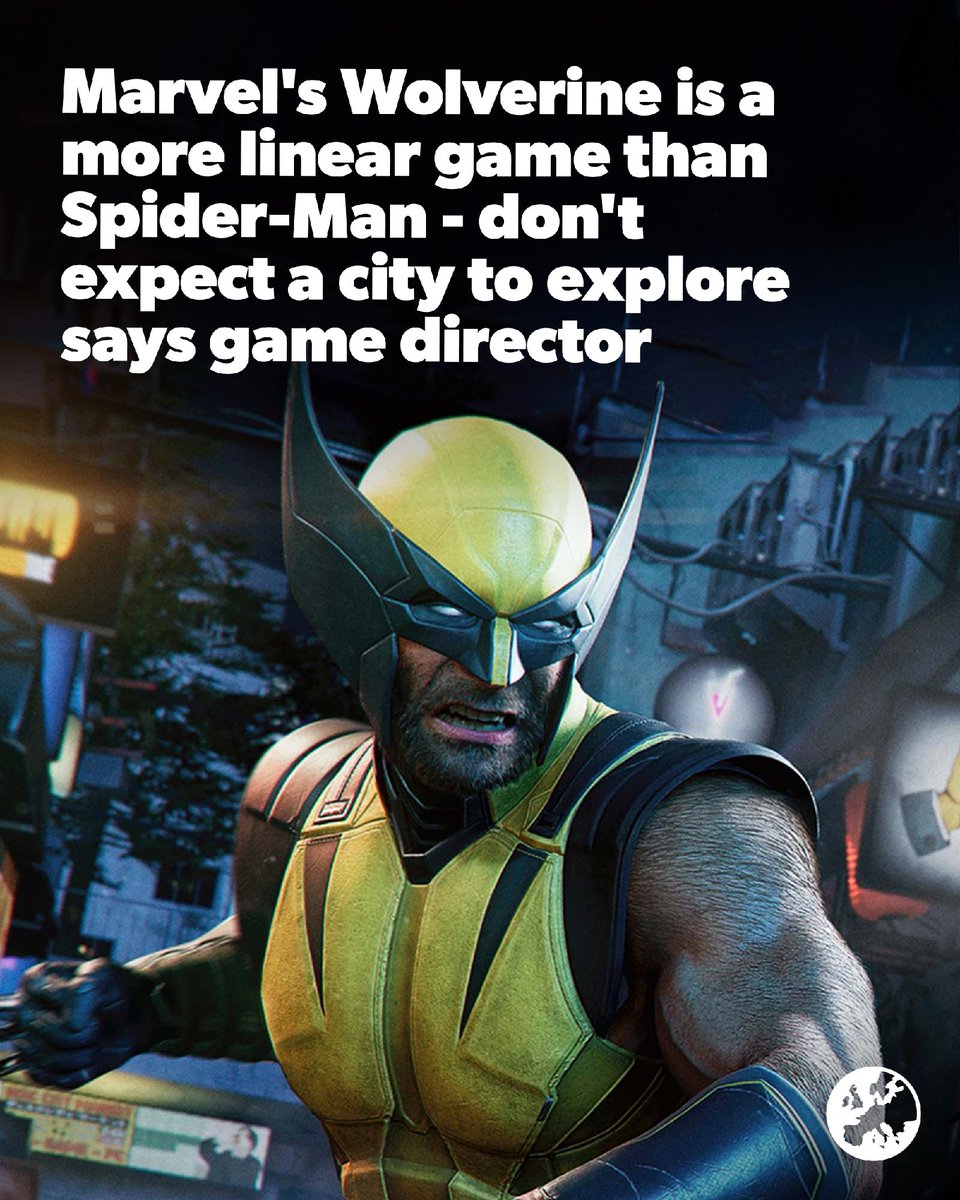 eurogamer's tweet photo. It sounds as though developer Insomniac's Wolverine game is far narrower in scope than its Spider-Man games. https://t.co/QYEdB4wyPS https://t.co/r9XuH39X8U