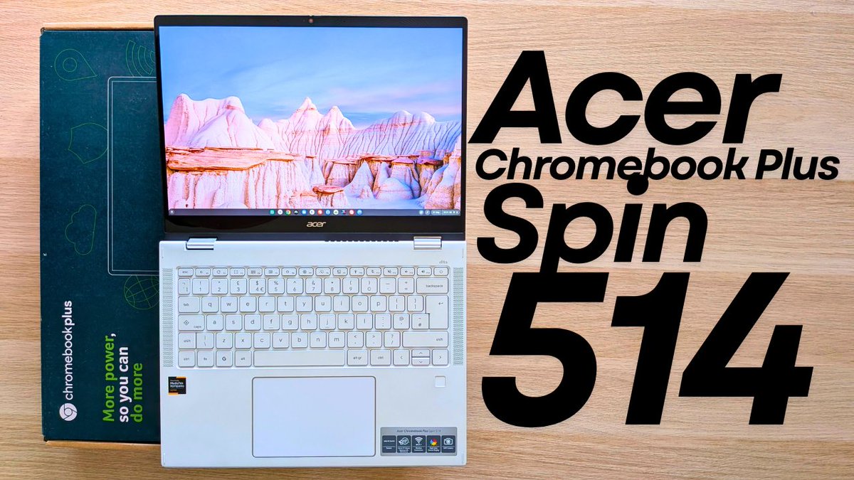 MergeDroid's tweet photo. Acer Chromebook Plus Spin 514 Initial Impressions
👉New video: https://t.co/lHCGF4QcWE https://t.co/W8Mw4oU0fk