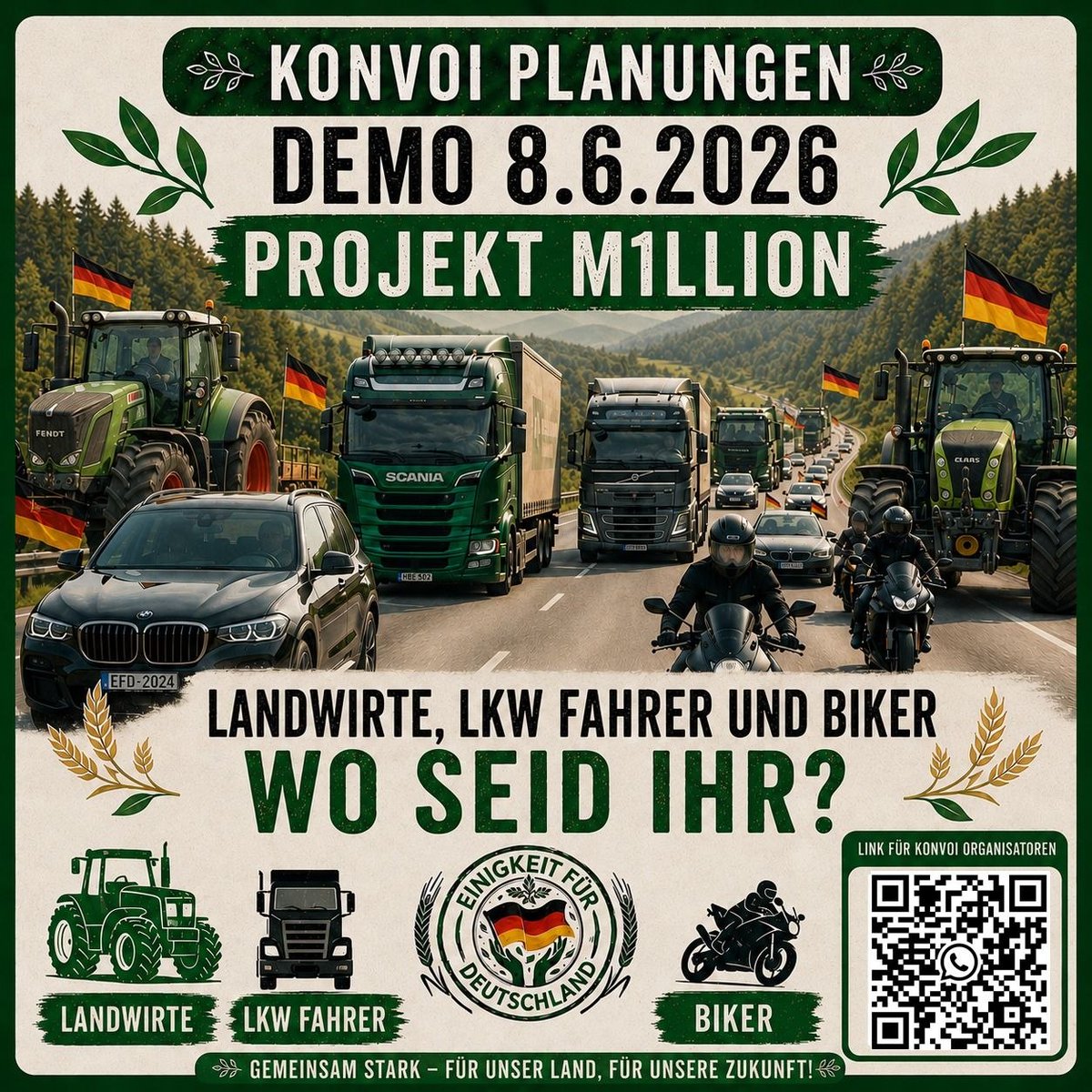 dockyyyyyyyyy's tweet photo. #Bauernproteste #Unternehmerproteste #Truckerproteste #Mittelstandsproteste
Meldet euch - es geht nur gemeinsam!
https://t.co/PbzrnED7KT
#BLN #Mo0806 #Berlin #Reichstag
@Bauernproteste https://t.co/5tc5Xmym9D
