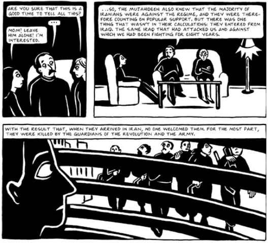 FORTRESSMAXXING's tweet photo. Throwback to when she whitewashed the MEK in her garbage book, Persepolis. They didn't merely just "enter from Iraq," they did quite a lot more than that! Including planting bombs in busy marketplaces and fighting alongside Iraq.

Pahlavists today did the same as the MEK then. https://t.co/uvPqoYENru