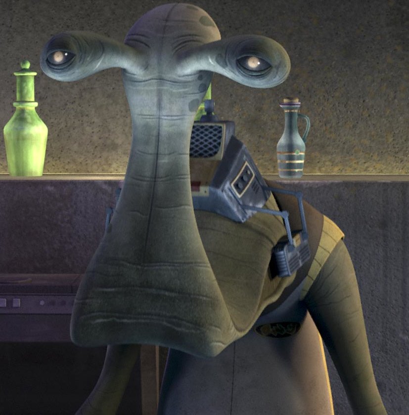 maneshark's tweet photo. @hatfights @bingbongscho @tanosully Huh... doesn't look like it would work very well.
Now those Ithorians, THEY had practical translators. https://t.co/w0Z0eVzFRW