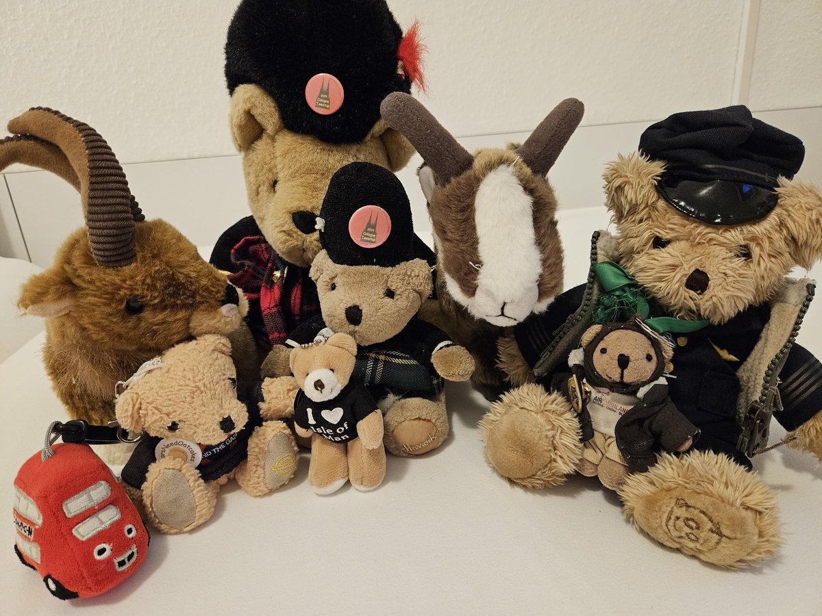 BearsPipe's tweet photo. We finally have time to welcome IoM-bear in our hug. He is originally from the Isle of Man and now came to live with us from TGT's AA, who sadly passed away recently 🖤🥰 We will show you Switzerland and we will have fun together 😁😍 @TourGuideTed #SwissTweetup https://t.co/re24X3GVXH