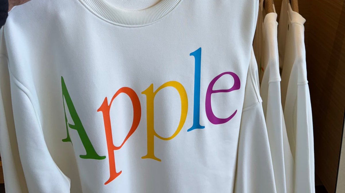 MacRumors's tweet photo. Apple Park Visitor Center Gets New Merch Ahead of WWDC 2026 https://t.co/MgAM6hzviw https://t.co/1WXipIyDxV