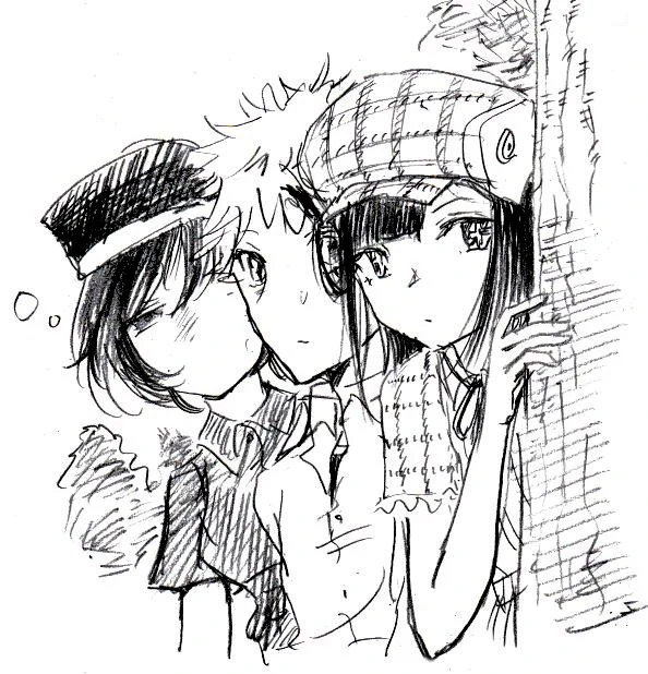 15巻発売記念過去絵。 #鵺の陰陽師 