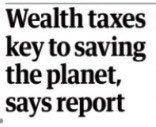 Expok's tweet photo. El World Inequality Lab publicó un informe en el que plantea que los impuestos a la riqueza podrían desempeñar un papel relevante para financiar acciones climáticas y enfrentar algunos de los desafíos asociados al cambio climático.

#CambioClimático #Sostenibilidad #ESG #PolíticaPública #FinanzasSostenibles

Fuente: @guardian
